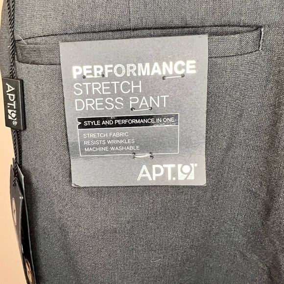 NWT Apt 9 Men’s Stretch Dress Pants Size 36x34 - Picture 3 of 8